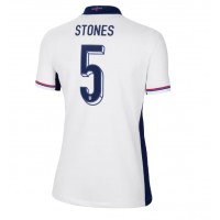 Camiseta Inglaterra John Stones #5 Primera Equipación Replica Eurocopa 2024 para mujer mangas cortas